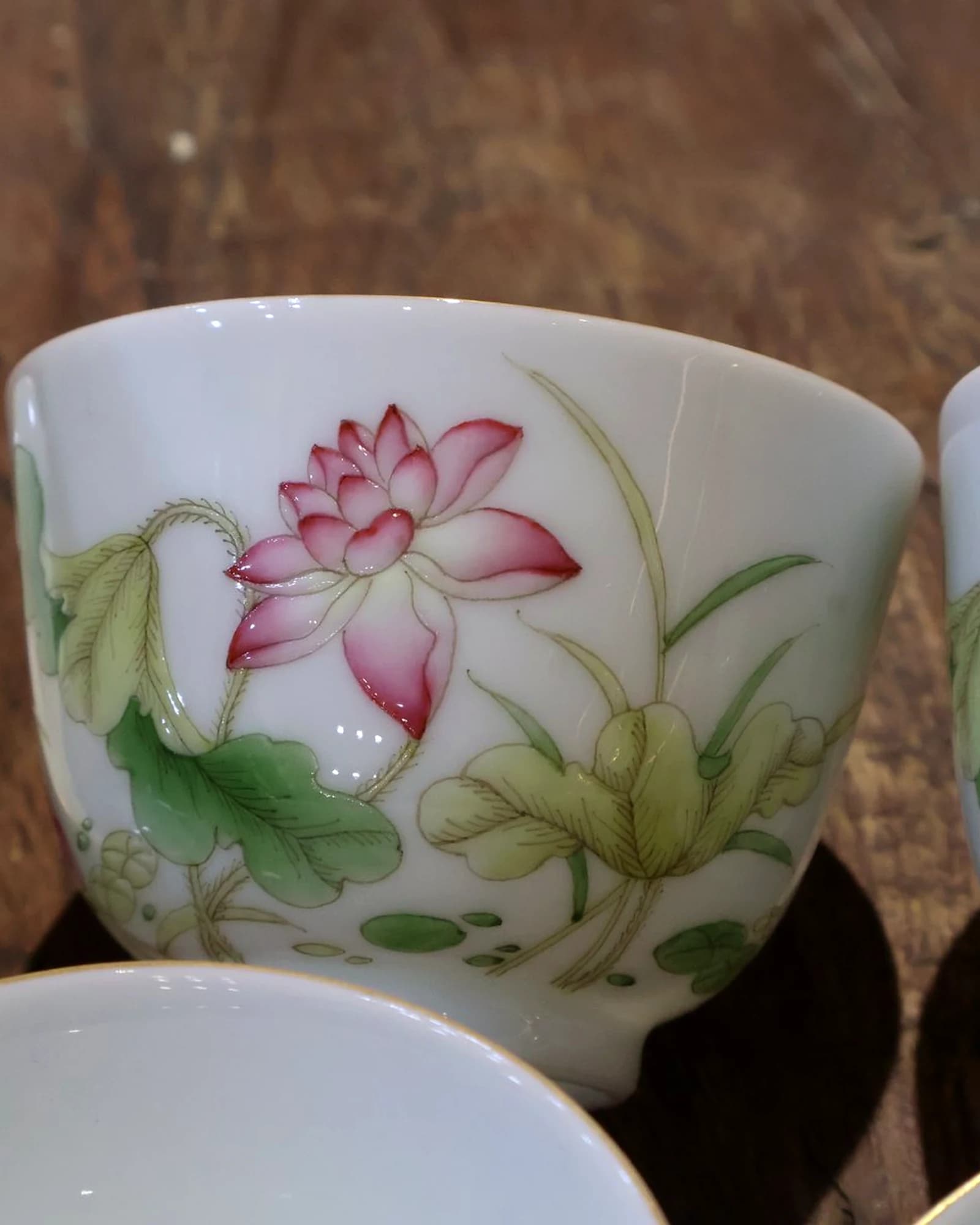 Famille Rose Hehe Meimei Tea Set