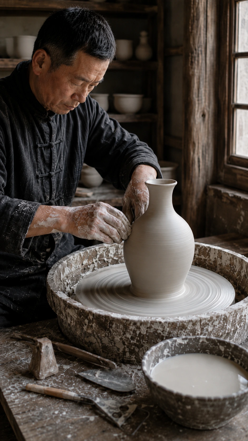 Wheel throwing