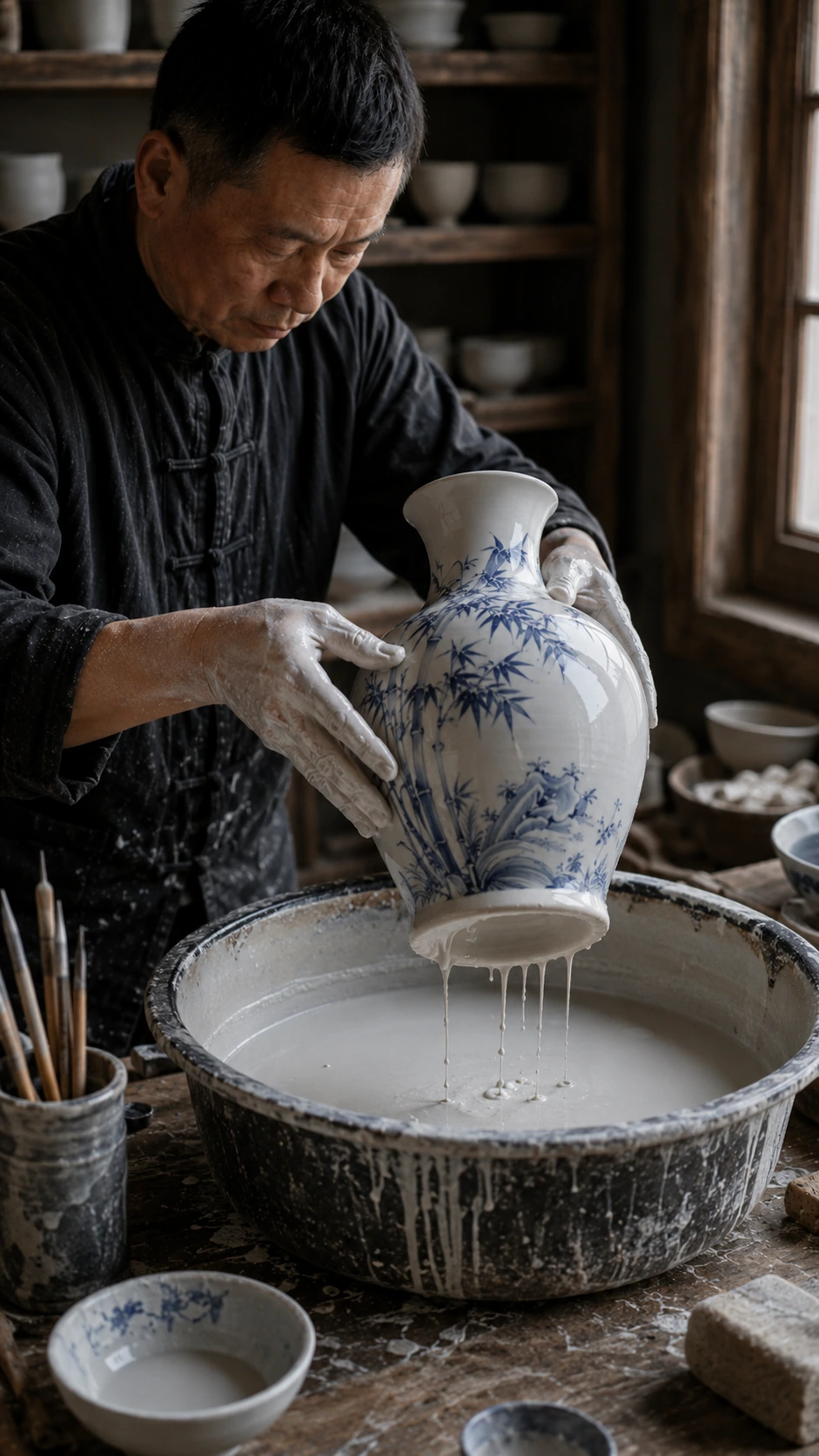 Glaze application
