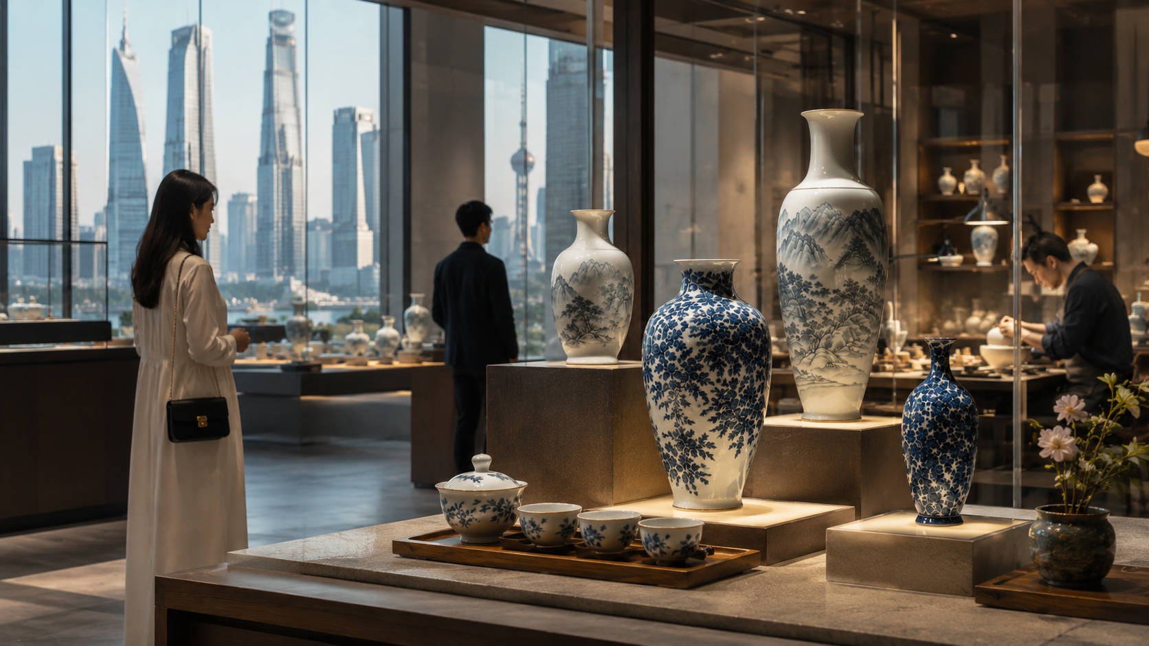 A living porcelain capital