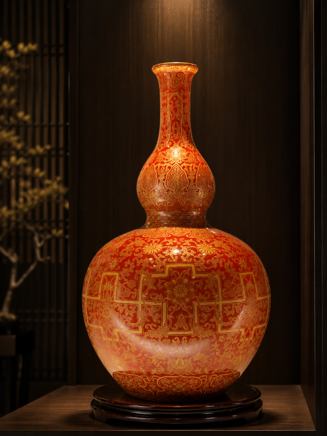 Lotus Gourd Vase