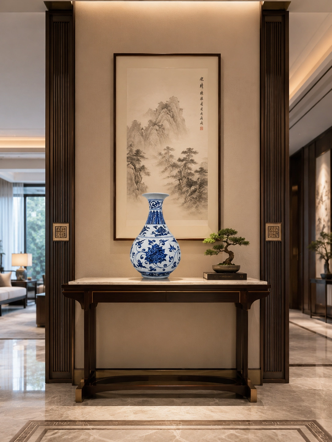 Lotus Yuhuchun Vase