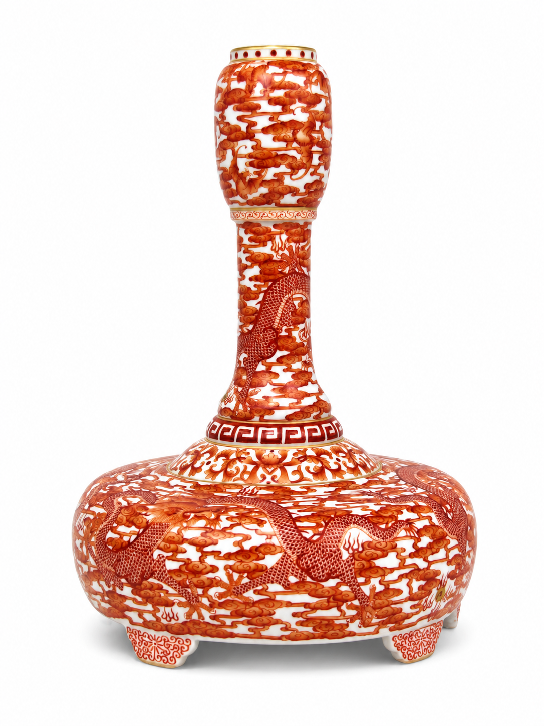 Dragon Garlic-Mouth Vase