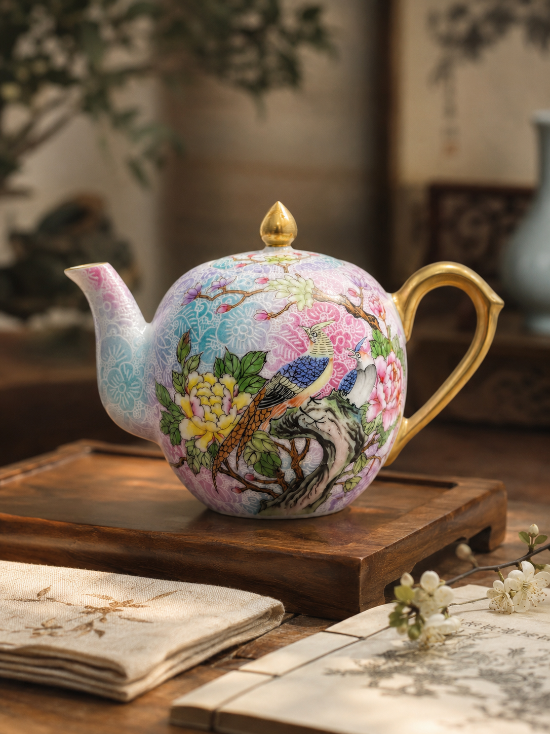 Floral Teapot
